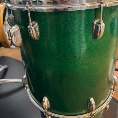 Slingerland Floor Tom 1960-1970 - Green Sparkle image 3