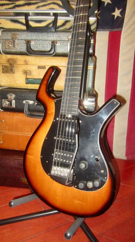 1997 Parker NiteFly NFV2 Electric Guitar Sunburst image 1