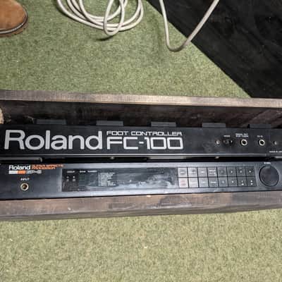 Roland GP-8 + foot controler FC100- 80's- Black image 2