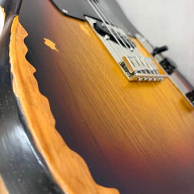 ESP LTD TE-254 Distressed 3-Tone Sunburst image 3