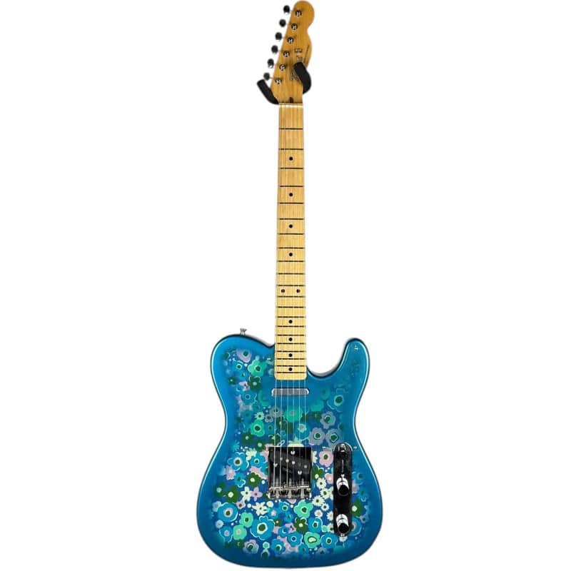 Tokai Breezysound TE150 Telecaster 2015 - Blue Flower | Reverb
