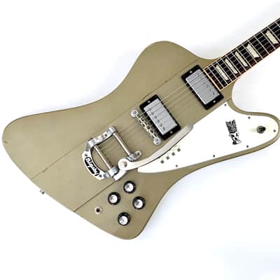 Gibson Firebird Elliot Easton "Tikibird" 2013 Gold Mist Poly image 3