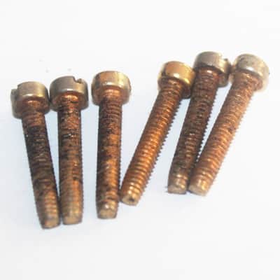 Vintage Gibson Les Paul Custom Humbucker Pole Pieces Set of 6 SG ES image 3