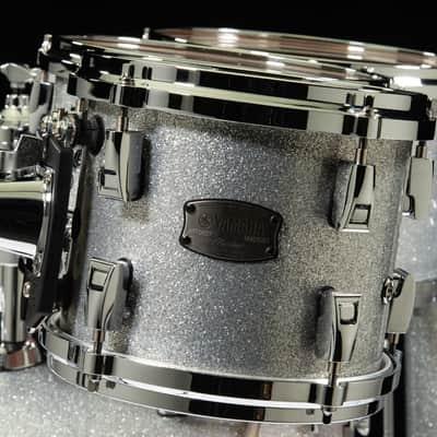 Yamaha Absolute Hybrid Maple 5pc 8/10/12/16/22 Silver Sparkle image 8