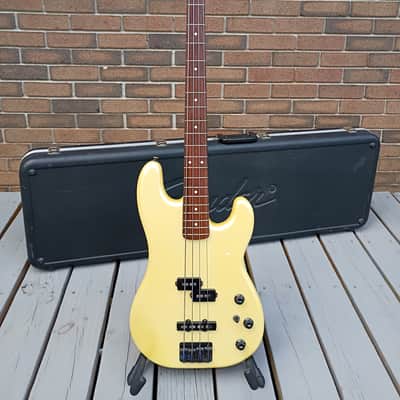 1985 Fender Jazz Bass Special Champagne Pearl image 2