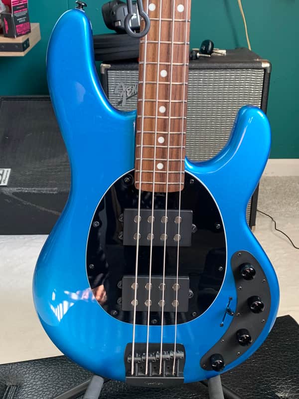 Ernie Ball Music Man StingRay Special 4 HH with Rosewood Fretboard 2018 - Present - Speed Blue image 1