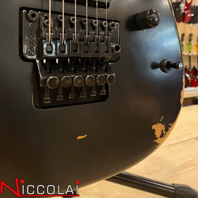 CHARVEL Pro-Mod Relic San Dimas Style 1 HH FR PF, Pau Ferro Fingerboard, Weathered Black image 4
