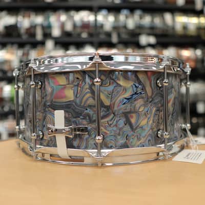 Pork Pie 6.5x14" Maple Snare Drum w/ Tube Lugs (Abalone Pearl) image 4