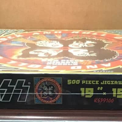 KISS Rock And Roll Over Jigsaw Puzzle 9"x19" 500 pc Sealed + BONUS Album Sticker image 4