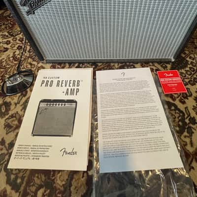 Fender '68 Custom Pro Reverb 2-Channel 22-Watt 1x12" Guitar Combo 2013 - Present - Black image 9