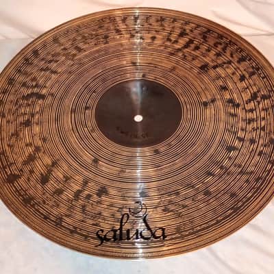 SALUDA (hard to find) PROTOTYPE DARK THIN HAND-HAMMERED 17" CRASH/RIDE FREE SHIP TO C-USA! image 2