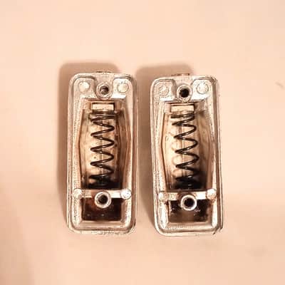 UNMARKED COFFIN STYLE DRUM LUGS PAIR-CHROME-FREE SHIP TO C-USA! image 6