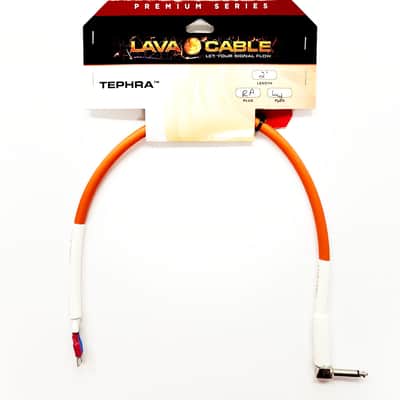 Lava Tephra 2 ft Right Angle to Speaker Spade Connector Speaker Cable