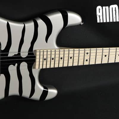 Charvel Limited Edition Super-Stock San Dimas Style 1 Silver Bengal Electric Guitar image 2