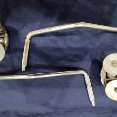 Vintage Ludwig bass drum spurs - gull wing 1960's image 5
