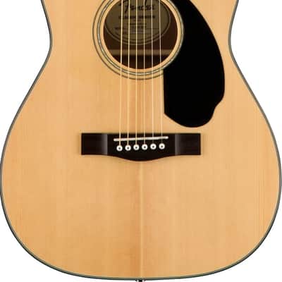 Fender CC-60S Concert Acoustic Guitar. Walnut FB, Natural image 1