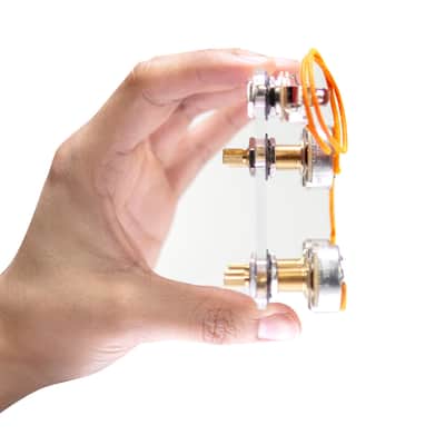 920D LP50-L Pre-Wired Wiring Harness Kit with Long Shafts for Gibson Les Paul image 8