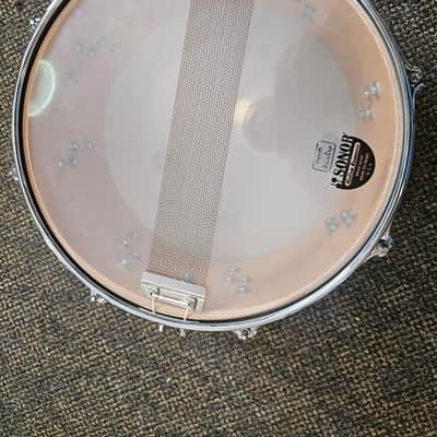 Sonor 14x5.75 Vintage Series White Marine Pearl Snare Drum image 11