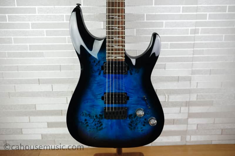Schecter Omen Elite-6 - See-Thru Blue Burst image 1