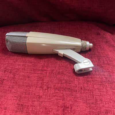 Vintage: Sennheiser MD 421-HL Cardioid Dynamic Microphone 1960s - 1970s - White In Wooden Box image 1