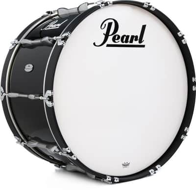 Pearl PBDM2614/A Championship Maple Marching Bass Drum - 26 inch x 14 inch Midnight Black image 2