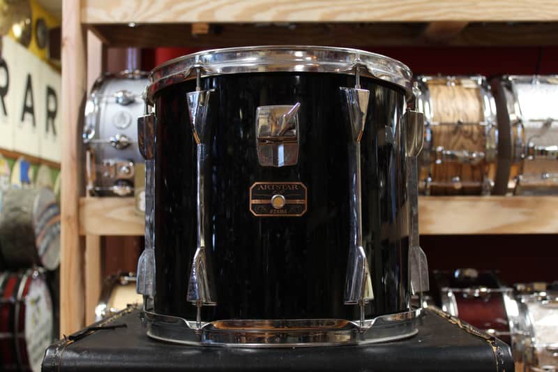 1980s Tama 12x13 Artstar Tom in Jet Black image 1