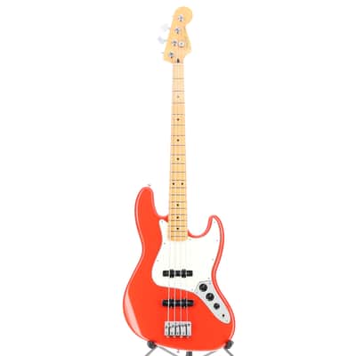 Fender Player II Jazz Bass, Maple Fingerboard, Coral Red (B11)(24713) (24713) image 5