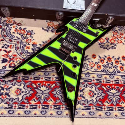 2007 Dean Razorback Dime Slime Bumblebee - Made In Korea w/ OHSC And Warranty Papers image 3