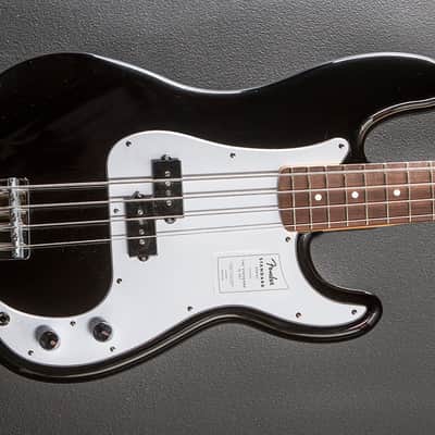 Fender Standard Precision Bass - Black w/Indian Laurel image 1