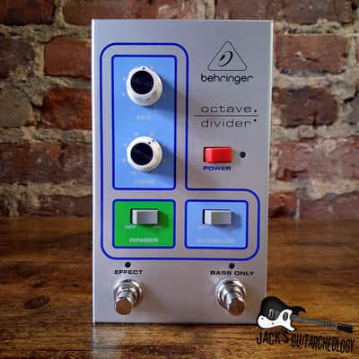 Behringer Octave Divider - Analog Octave Divider and Ringer Effects Pedal w/ Box *USED* (2020s - Silver) image 2