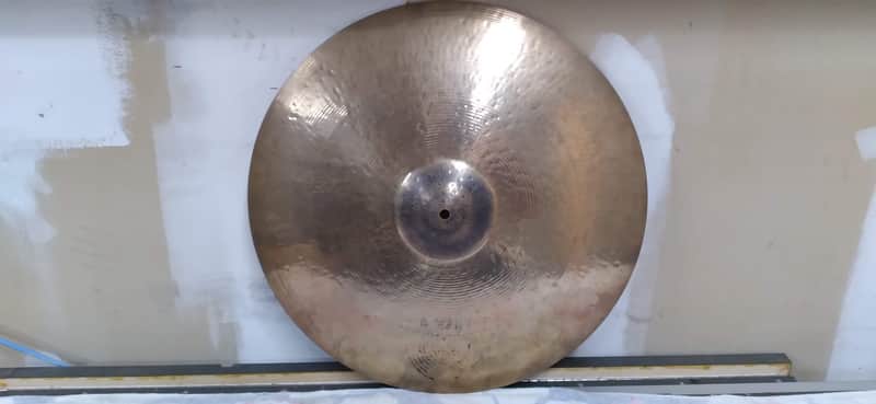 Sabian 21" HH Hand Hammered Raw Bell Dry Ride Cymbal - Brilliant image 1