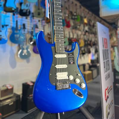Fender American Ultra II Stratocaster HSS Electric Guitar - Noble Blue, Ebony Fingerboard, with Case, Free Ship 972 image 5