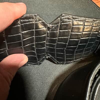Steel Weather Vegan Leather Spiked Guitar Strap image 17