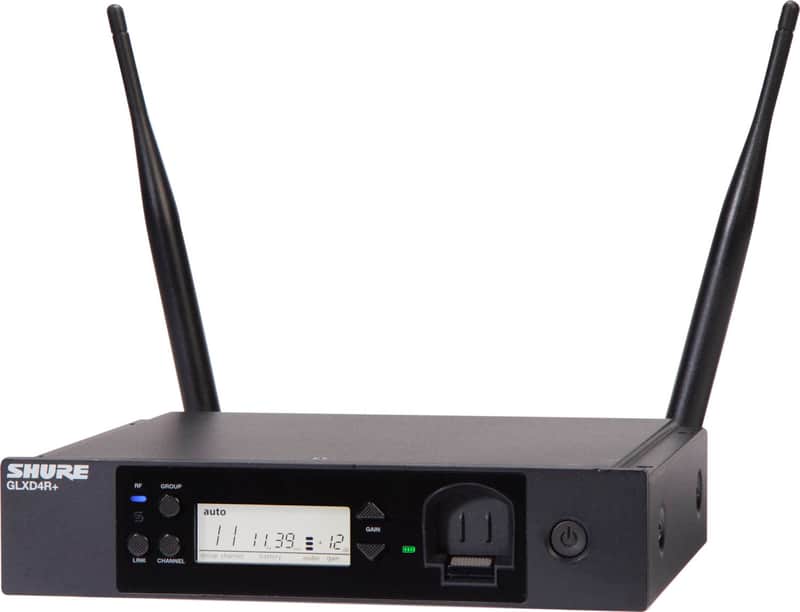 Shure GLXD4R+ Digital Wireless Rackmount Receiver image 1