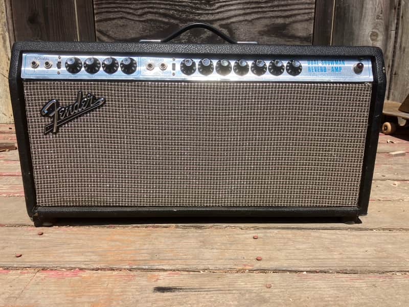 Fender Dual Showman Reverb 2-Channel 100-Watt Guitar Amp Head 1970 - 1976 - Silverface image 1
