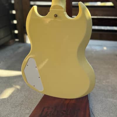 Gibson Custom Shop Jimi Hendrix Signature '67 SG Custom Reissue 2020 - 2021 - Aged Polaris White image 8