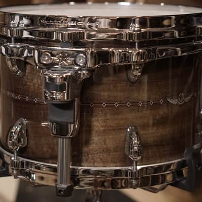 Tama 12/14/18" Star Bubinga Drum Set - Pewter Blue Australian Acacia image 7