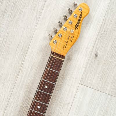 Fibenare Roadmaster FB Special Guitar, Bognar Electronics Pickup System, Vintage Lake Placid Blue image 8