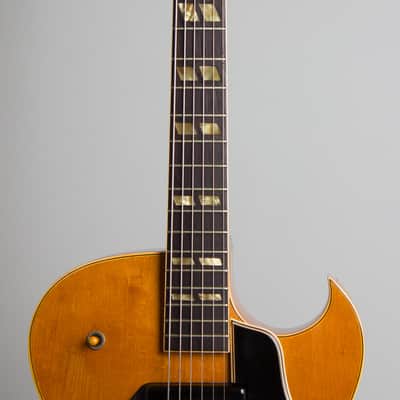 Gibson  ES-175DN Arch Top Hollow Body Electric Guitar (1954), ser. #X8846-19 (FON), brown tolex hard shell case. image 8