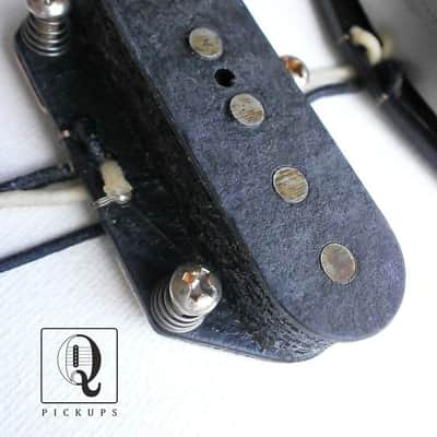 Telecaster Vintage Aged Relic HOT A5 Pickups SET Bridge Neck Hand Wound Fits Fender Q Tele image 1