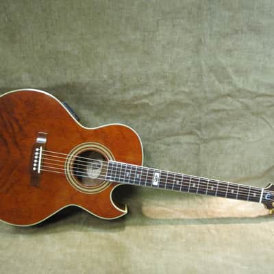 1998 Epiphone Jeff "Skunk" Baxter Acoustic/Electric Mahogany Rare Model! Free US Shipping! image 6