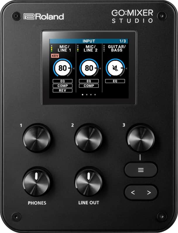 Roland GO:MIXER STUDIO Portable Audio Interface image 1