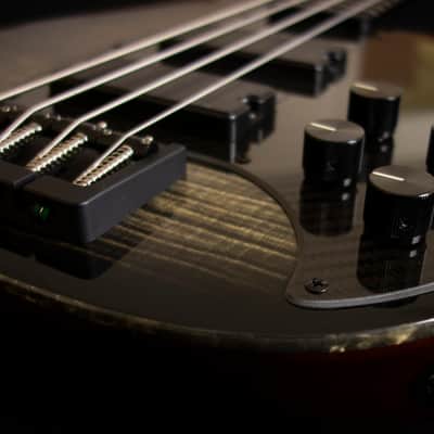 KLOS Apollo IV Custom Bass - Mahogany body / Figured Maple top - Black Transparent Finish - Carbon Fiber neck - 9.0 pounds image 13