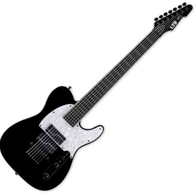 ESP LTD SCT-607B Stephen Carpenter Fluence Black Guitar image 1