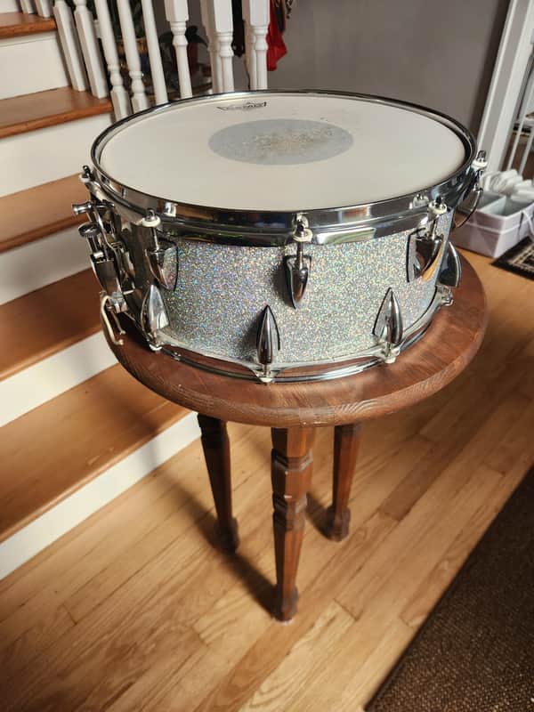 Orange county drums and percussion limited edition maple hybrid snare - Deluxe halo flake image 1
