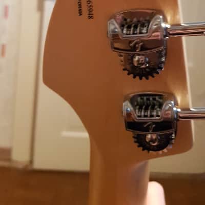 Fender Flea Artist Series Signature Active Jazz Bass 2018 - Satin Inca Silver image 2