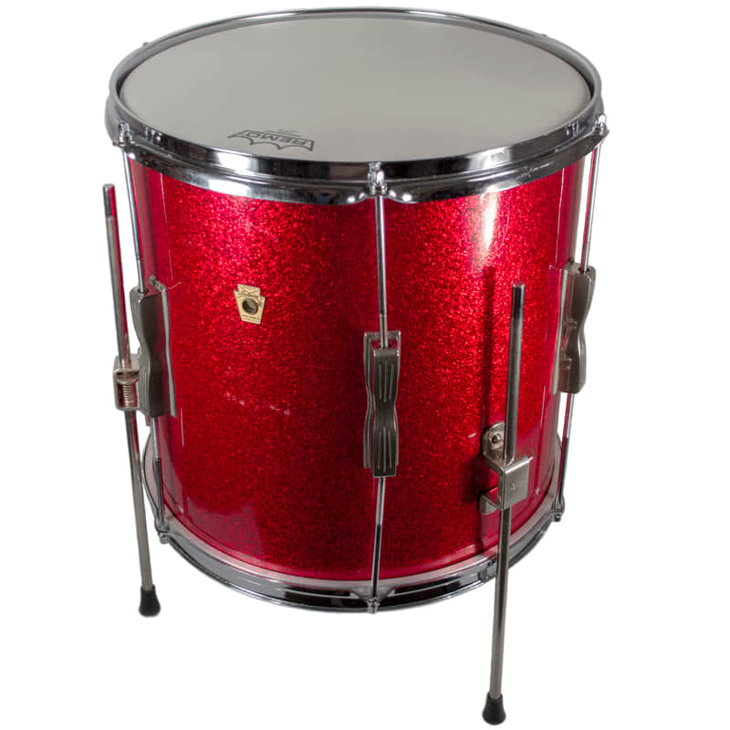 Ludwig No. 447 Club Date 14x14" Floor Tom with Keystone Badge 1960s image 3