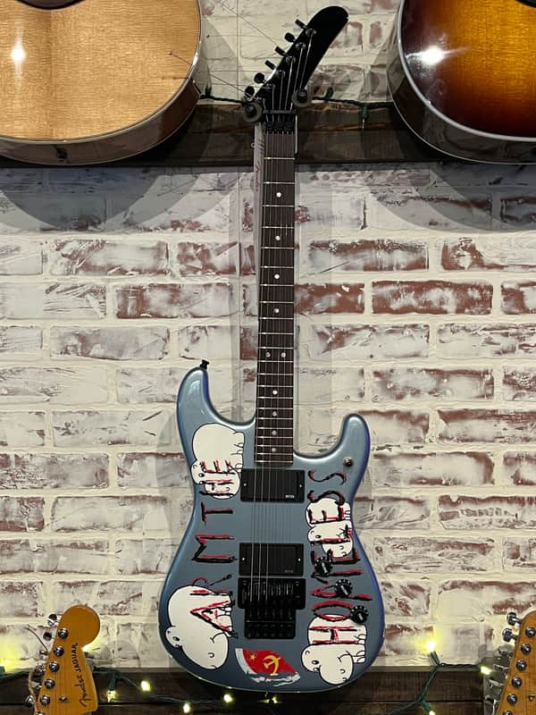 Fender Tom Morello "Arm The Homeless", Rosewood Fingerboard, Blue Ice Metallic image 1
