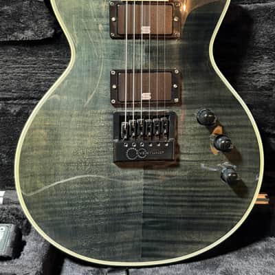 ESP LTD EC-1000 Evertune FM 2015 - Present - See Thru Black image 2