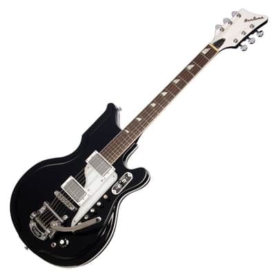 Airline Guitars '59 Newport DLX Black image 6